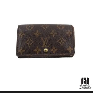 Louis Vuitton Classic Brown Monogram Tresor Wallet